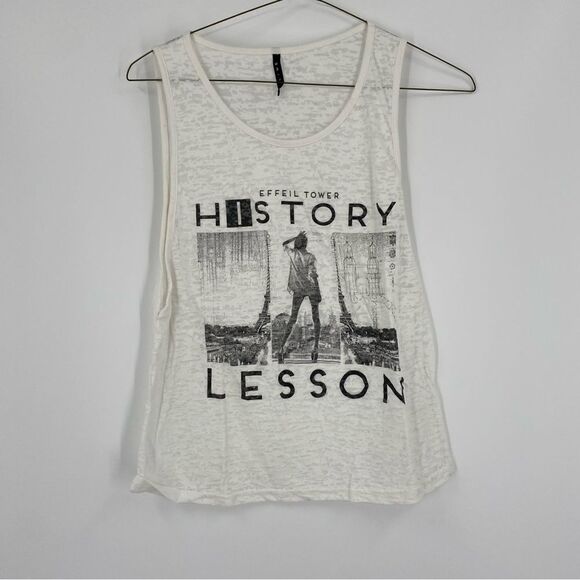 Women’s Scoop Neck Sleeveless Sheer Muscle Workout Top size M - Picture 1 of 4